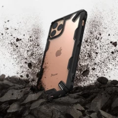 Husa iPhone 11 Pro Max Ringke Fusion X Matte cu TPU Bumper (XMAP0003) - Negru Negru