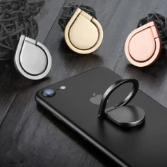 Suport Telefon/Tableta Arpex Water Drop Ring Holder - Negru Negru