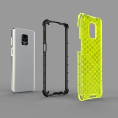 Husa Xiaomi Redmi Note 9S Arpex Honeycomb - Rosu Rosu