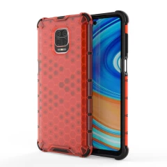 Husa Xiaomi Redmi Note 9S Arpex Honeycomb - Rosu Rosu