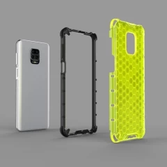 Husa Xiaomi Redmi Note 9S Arpex Honeycomb - Rosu Rosu