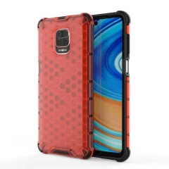 Husa Xiaomi Redmi Note 9S Arpex Honeycomb - Rosu Rosu