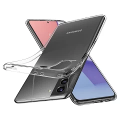 Husa Samsung Galaxy S21 Spigen Liquid Crystal - Clear Clear