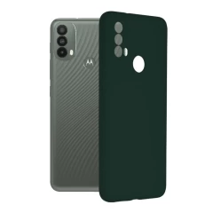Husa Motorola Moto E40 / Moto E30 Arpex Soft Edge Silicone - Verde Inchis Verde Inchis