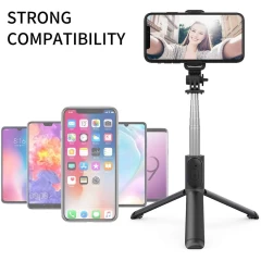 Selfie Stick cu Tripod, Bluetooth Arpex S7 - Alb Alb