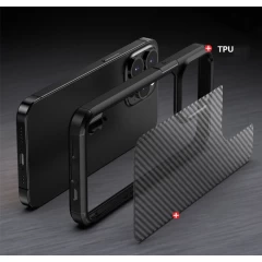 Husa Iphone 13 Pro Max Arpex CarbonFuse - Negru Negru