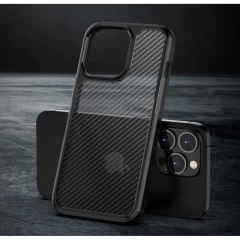 Husa Iphone 13 Pro Max Arpex CarbonFuse - Negru Negru