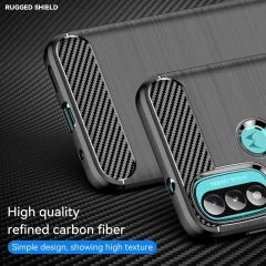 Husa Motorola Moto E20 / E40 / Moto E30 Arpex Carbon Silicone - Negru Negru