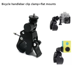 Suport Bicicleta GoPro cu Prindere pentru Ghidon Arpex, CAL07 - Negru Negru