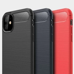 Husa iPhone 12 Mini Arpex Carbon Silicone - Negru Negru