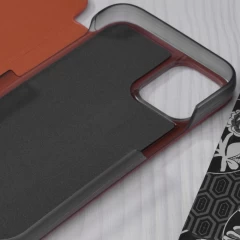 Husa iPhone 12 Mini Arpex eFold Series - Portocaliu Portocaliu