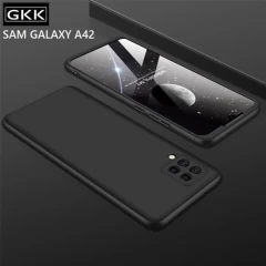 Husa Samsung Galaxy A42 5G GKK 360 Case + Screen Protector - Negru Negru