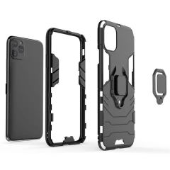 Husa iPhone 13 Pro Arpex Silicone Shield - Negru Negru
