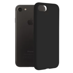 Husa iPhone SE 2 / SE 2020 / 7 / 8 / SE 3 / SE 2022 Arpex Soft Edge Silicone - Negru Negru