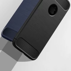 Husa iPhone SE 2 / SE 2020 / SE 3 / SE 2022 Arpex Carbon Silicone - Negru Negru
