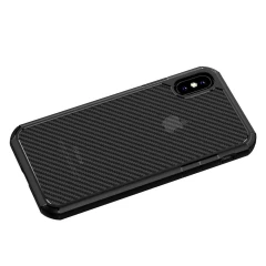 Husa iPhone X / XS / 10  Arpex CarbonFuse - Negru Negru