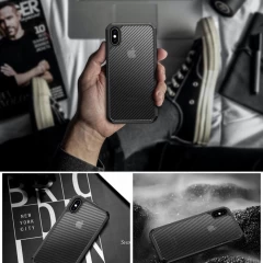 Husa iPhone X / XS / 10  Arpex CarbonFuse - Negru Negru