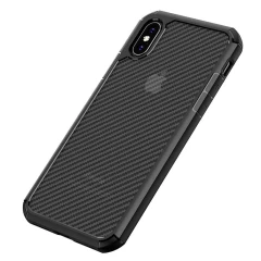 Husa iPhone X / XS / 10  Arpex CarbonFuse - Negru Negru