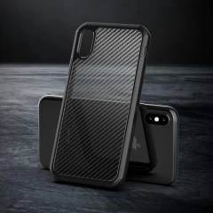 Husa iPhone X / XS / 10  Arpex CarbonFuse - Negru Negru