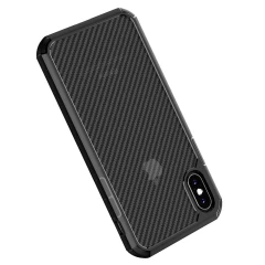 Husa iPhone X / XS / 10  Arpex CarbonFuse - Negru Negru