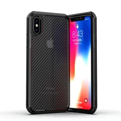 Husa iPhone X / XS / 10  Arpex CarbonFuse - Negru Negru