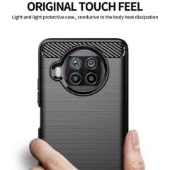 Husa Xiaomi Mi 10T Lite 5G Arpex Carbon Silicone - Negru Negru
