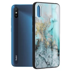 Husa Xiaomi Redmi 9A Arpex Glaze Series - Blue Ocean Blue Ocean