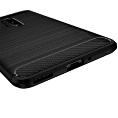 Husa OnePlus 8 Pro Arpex Carbon Silicone - Negru Negru