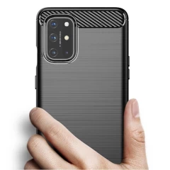 Husa OnePlus 8T Arpex Carbon Silicone - Negru Negru