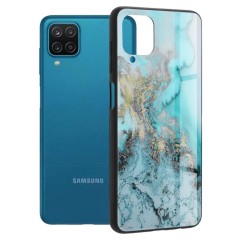 Husa Samsung Galaxy A12 / A12 Nacho Arpex Glaze Series - Blue Ocean