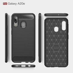 Husa Samsung Galaxy A20e Arpex Carbon Silicone - Negru Negru