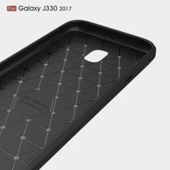 Husa Samsung Galaxy J3 2017 Arpex Carbon Silicone - Negru Negru