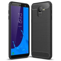 Husa Samsung Galaxy J6 2018 Arpex Carbon Silicone - Negru Negru