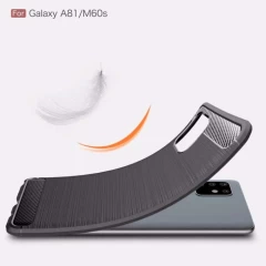 Husa Samsung Galaxy Note 10 Lite Arpex Carbon Silicone - Negru Negru