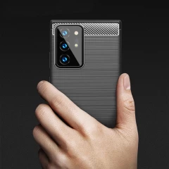 Husa Samsung Galaxy Note 20 Ultra 5G / Note 20 Ultra Arpex Carbon Silicone - Negru Negru