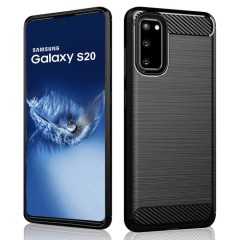 Husa Samsung Galaxy S20 / S20 5G Arpex Carbon Silicone - Negru