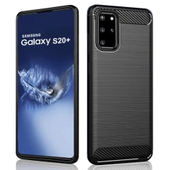 Husa Samsung Galaxy S20 Plus / S20 Plus 5G Arpex Carbon Silicone - Negru