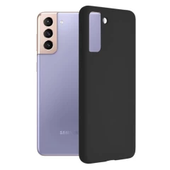 Husa Samsung Galaxy S21 Arpex Soft Edge Silicone - Negru Negru