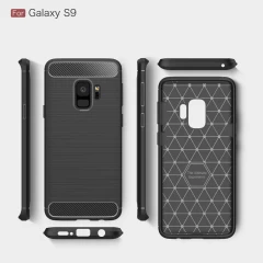 Husa Samsung Galaxy S9 Arpex Carbon Silicone - Negru Negru