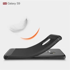 Husa Samsung Galaxy S9 Arpex Carbon Silicone - Negru Negru