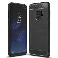Husa Samsung Galaxy S9 Arpex Carbon Silicone - Negru