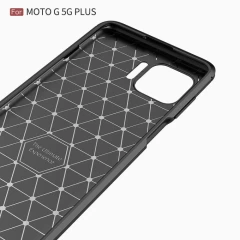 Husa Motorola Moto G 5G Plus Arpex Carbon Silicone - Negru Negru