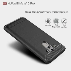 Husa Huawei Mate 10 Pro Arpex Carbon Silicone - Negru Negru
