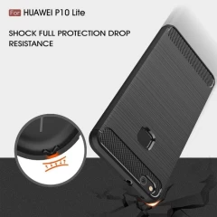 Husa Huawei P10 Lite Arpex Carbon Silicone - Negru Negru