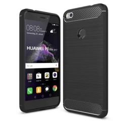 Husa Huawei P9 Lite 2017, P8 Lite 2017 Arpex Carbon Silicone - Negru Negru