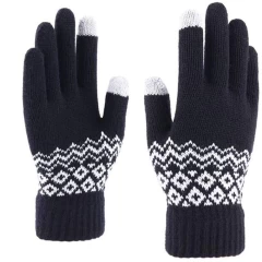 Manusi TouchScreen Arpex Knitting ST0003 - Negru Negru