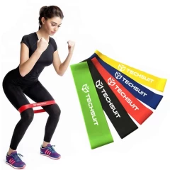 Set Antrenament Arpex, 5 Benzi Elastice Fitness, Yoga, Pilates, Aerobic, Exercitii Fizice - Multicolor Multicolor