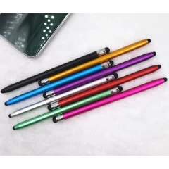 Stylus Pen Arpex, 2in1 universal, Android, iOS, aluminiu, JC01 - Rosu Rosu