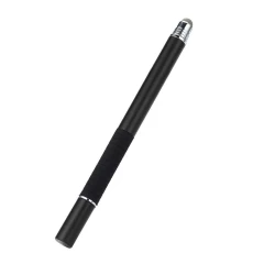 Stylus Pen Arpex, 2in1 universal, Android, iOS, aluminiu, JC02 - Negru Negru