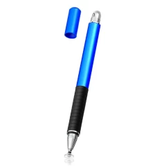 Stylus Pen Arpex, 2in1 universal, Android, iOS, aluminiu, JC02 - Albastru Inchis Albastru Inchis